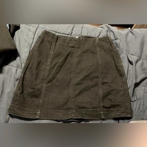 Black jean skirt size 6.